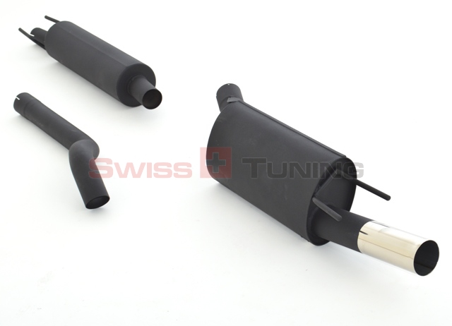 FRIEDRICH Sportauspuff / Anlage 63,5mm Stahl für: OPEL Tigra / 1.4 16V,1.6 16V / 66,78kW | Endrohr-Typen: alle