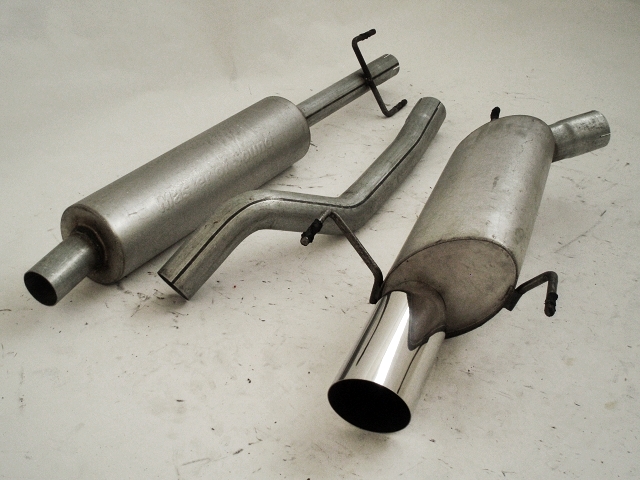 FRIEDRICH Sportauspuff / Anlage 63,5mm Stahl für: OPEL Corsa C / 1.0 12V,1.0Tp,1.2 16V,1.2Tp,1.3CDTI,1.4 16V,1.4Tp,1.7DI,1.7DTI 16V,1.7CDTI,1.8 16V  / 43-92kW | Endrohr-Typen: alle