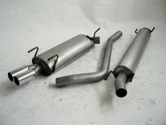 FRIEDRICH Sportauspuff / Anlage 63,5mm Stahl für: OPEL Vectra B ohne AHK / 1.6,1.6 16V,1.8 16V,2.0 16V,2.2 16V,1.7TD,2.0DI 16V,2.2DTi 16V,2.5 V6,i500 / 55-143kW bitte Baujahr angeben | Endrohr-Typen: alle