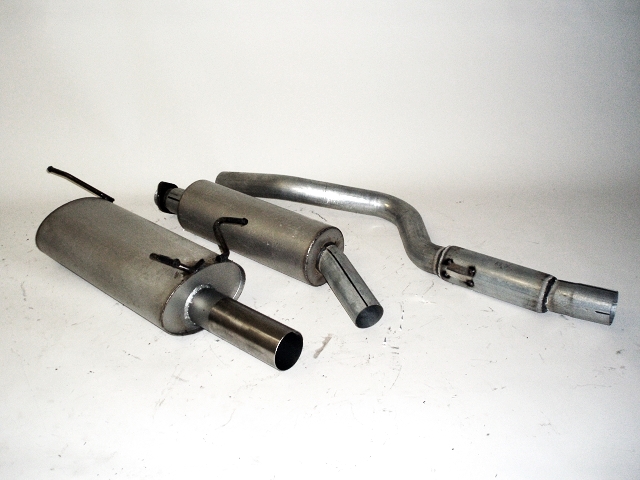 FRIEDRICH Sportauspuff / Anlage 63,5mm Stahl für: OPEL Astra F Caravan / 8V,1.4i-2.0i (9.91-96) 8V,16V,1.4i-2.0i (96-989 bitte angeben ob 8V oder 16V , 3 Punkt-Aufhängung oder Bauchschelle | Endrohr-Typen: alle