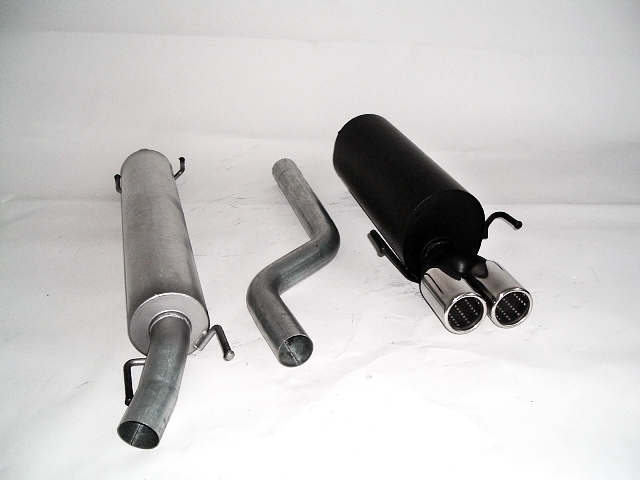 FRIEDRICH Sportauspuff / Anlage 63,5mm Stahl für: OPEL Astra G Fliessheck / 1.2 16V - 2.2 16V,2.2DTI / 48-108kW | Endrohr-Typen: alle