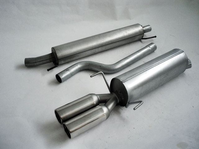 FRIEDRICH Sportauspuff / Anlage 63,5mm Stahl für: OPEL Astra G Coupé, Cabrio / 1.6 16V,1.8 16V,2.2 16V,2.2DTI / 76-108kW | Endrohr-Typen: alle
