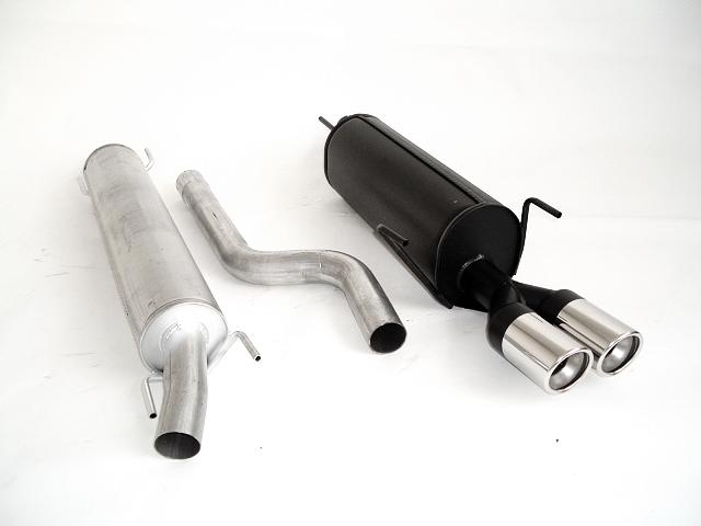 FRIEDRICH Sportauspuff / Anlage 63,5mm Stahl für: OPEL Astra G Caravan / 1.6 - 2.2 16V,2.2DTI / 55-108kW | Endrohr-Typen: alle