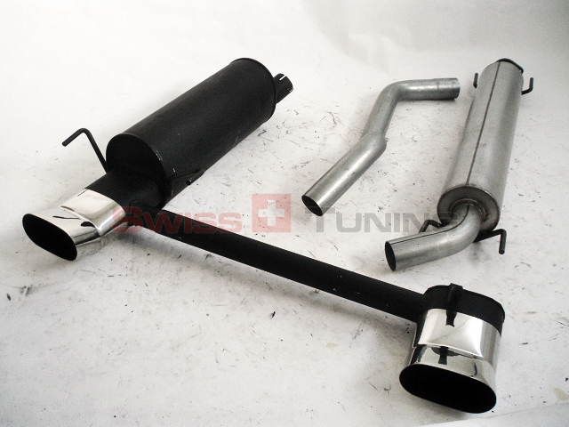 FRIEDRICH Sport-Auspuff / Duplex-Anlage 63,5mm Stahl für: OPEL Zafira A  Turbo + OPC  / 140,141,147kW |  Endrohr-Typen: alle