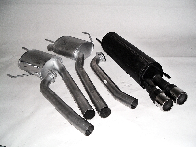 FRIEDRICH Sportauspuff / Anlage 63,5mm Stahl für: OPEL Omega B Lim. / -8.99 / 2.5 V6,3.0 V6 / 125,155kW | Endrohr-Typen: alle