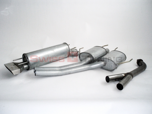 FRIEDRICH Sportauspuff / Anlage 63,5mm Stahl für: OPEL Omega B Lim. / 9.99-03 / 2.2 16V-106kW | Endrohr-Typen: alle