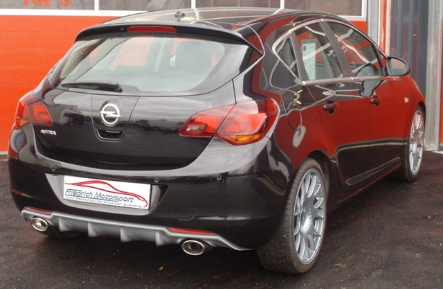 FRIEDRICH Sport-Auspuff / Duplex-Anlage 63,5mm Stahl für: OPEL Astra J / 1.4, 1.6 / 64,74,85 kW / | Endrohr-Typen: alle