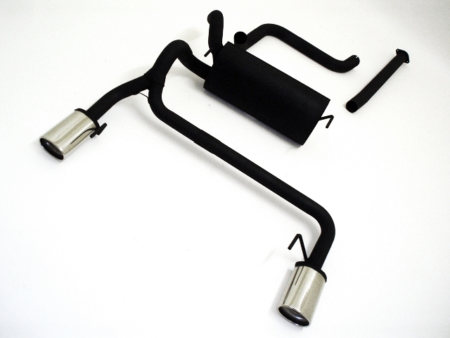 FRIEDRICH Sport-Auspuff / Duplex-Anlage 63,5mm Stahl für: OPEL Astra J GTC / 1.4T, 1.6T /  88,103,132kW / | Endrohr-Typen: alle