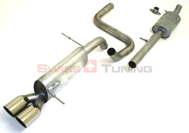 FRIEDRICH Sportauspuff / Anlage 63,5mm Stahl für: FORD Fiesta Sport - JA8 / 1.6 - 99 kW | Endrohr-Typen: alle