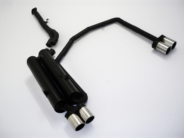 FRIEDRICH Sport-Auspuff / Duplex-Anlage 63,5mm Stahl für: BMW E36 / 316i,318i  / 75,83,85kW | Endrohr-Typen: alle