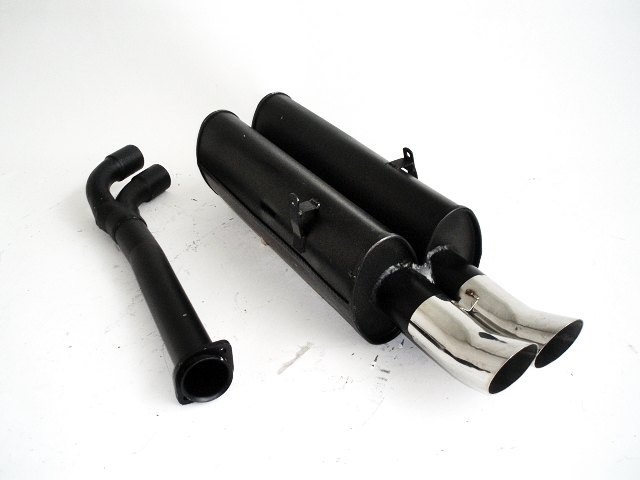 FRIEDRICH Sportauspuff / ESD ab MSD/Kat. 63,5mm Stahl für: BMW E36 / 320i, 323i /  110,125 kW | Endrohr-Typen: alle