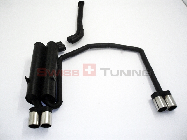 FRIEDRICH Sport-Auspuff / Duplex-Anlage ab MSD/Kat. 63,5mm Stahl für: BMW E36 / 320i, 323i /  110,125 kW | Endrohr-Typen: alle