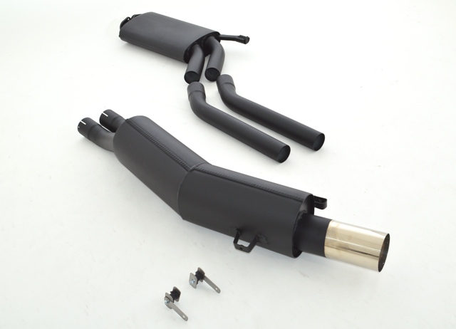 FRIEDRICH Sportauspuff / Anlage 63,5mm Stahl für: BMW E34 / 520i 24V-110 kW, 525i 12V-125 kW |  88-95 / Endrohr-Typen: alle