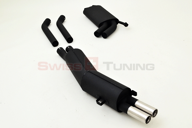 FRIEDRICH Sportauspuff / Anlage 63,5mm Stahl für: BMW E34 / 525i/ix 24V, 530i 12V, 530i V8, 535i 12V /  141,138,160,155 kW |  Endrohr-Typen: alle