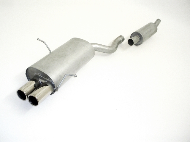 FRIEDRICH Sportauspuff / Anlage 63,5mm Stahl für: BMW E46 / 316i,318i  / 77-105 kW | Endrohr-Typen: alle