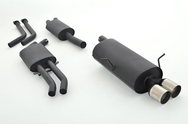 FRIEDRICH Sportauspuff / Anlage 63,5mm Stahl für: BMW E46 / 320i,323i,328i  (98-2000)  110,125,142 kW | Endrohr-Typen: alle