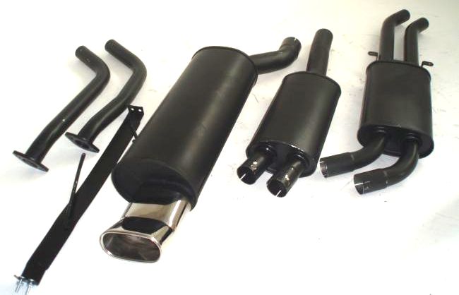 FRIEDRICH Sportauspuff / Anlage 63,5mm Stahl für: BMW E46 / 320i,325i,330i  (2000-05) 125,141,170kW | Endrohr-Typen: alle