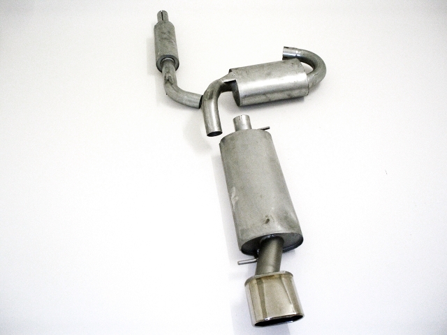 FRIEDRICH Sportauspuff / Anlage 63,5mm Stahl für: VW Corrado ab Bj. 07/91 / 1.8i 16V,G60,2.0i,2.0E,2.9 VR6  / 85-140KW ab Fahrgestell-Nr. 50-N-0000001 | Endrohr-Typen: alle