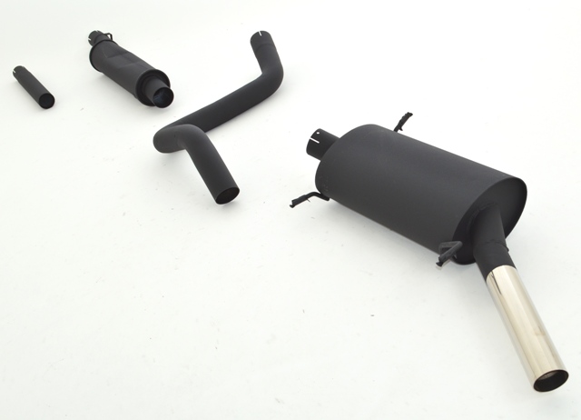 FRIEDRICH Sportauspuff / Anlage 63,5mm Stahl für: VW Scirocco II / 1.3 - 1.8i 16V / 40-102KW | Endrohr-Typen: alle
