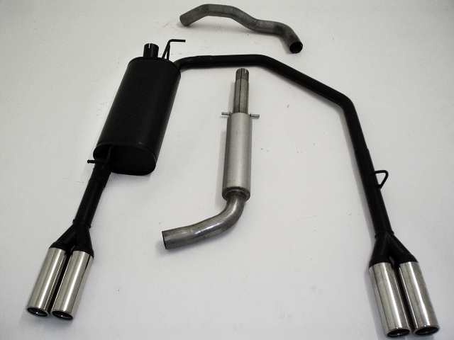 FRIEDRICH Sport-Auspuff / Duplex-Anlage 63,5mm Stahl für: SKODA Octavia - 1U /  1.4,1.6,1.8,1.8T,TDI,2.0  /  55-110kW / | Endrohr-Typen: alle