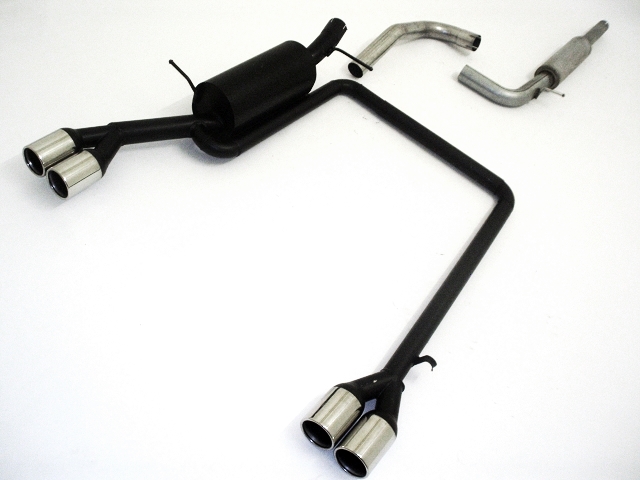 FRIEDRICH Sport-Auspuff / Duplex-Anlage 63,5mm Stahl für: SKODA Fabia Combi / 1.2,1.4,1.4TDI,1.9SDi,1.9TDI,2.0  / 37-85 KW / | Endrohr-Typen: alle