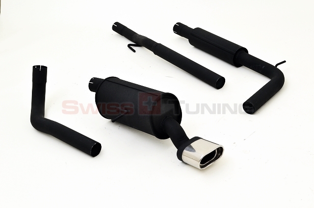 FRIEDRICH Sportauspuff / Anlage 63,5mm Stahl für: SKODA Fabia - 5J / 1.2,1.4,1.4TDI,1.6 16V,TDI / 44-105 KW | Endrohr-Typen: alle