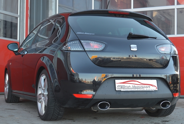 FRIEDRICH Sport-Auspuff / Duplex-Anlage 63,5mm Stahl für: SEAT Leon Cupra, FR - 1P / 2.0TSI,2.0TDI  / 147,155,177,125 kW | Endrohr-Typen: alle
