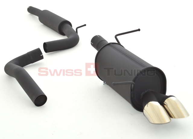 FRIEDRICH Sportauspuff / Anlage 63,5mm Stahl für: SEAT Ibiza - 6L / 1.2, 1.4, 1.6, 1.8, 1.4TDI, 1.9TDI, 2.0i / 47-96 kW | Endrohr-Typen: alle