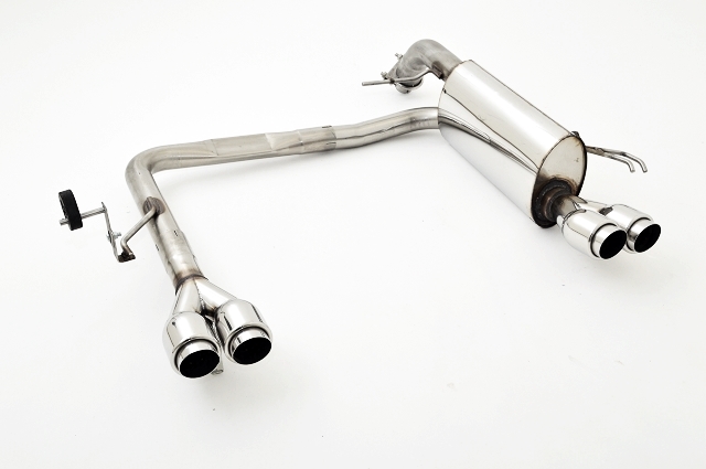 FRIEDRICH Sportauspuff / Duplex-ESD Edelstahl für: HYUNDAI i20 - GB / 1.1D, 1.2, 1.4, 1.4D - 55,62,74,66 KW | Endrohr-Typen: alle
