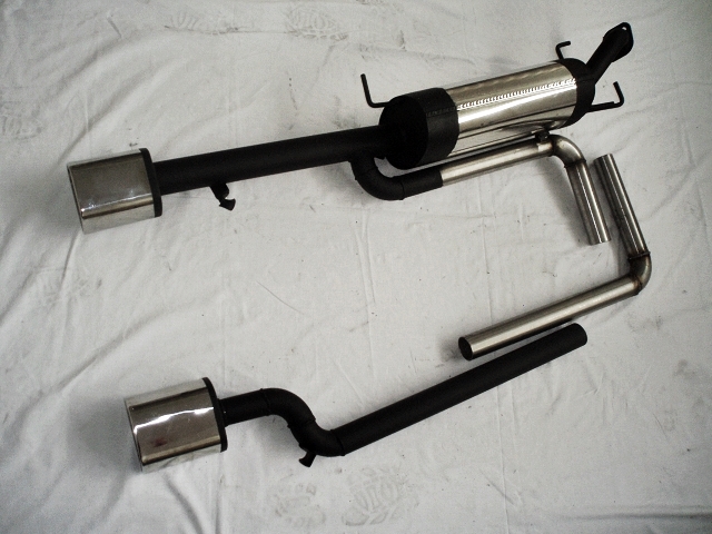 FRIEDRICH Sportauspuff / Duplex-ESD Edelstahl für: CHEVROLET Aveo - Stufenheck / 2008-11 / 1.2,1.4  / 62,74 kW | Endrohr-Typen: alle