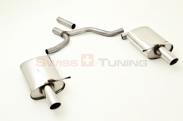 FRIEDRICH Sportauspuff / Duplex-ESD Edelstahl für: AUDI A4 - 8E,8H,B6 (Frontantrieb, 01-04)  1.6,2.0,1.9TDi  / 74,75,96kW | Endrohr-Typen: alle