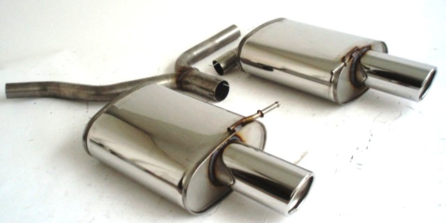 FRIEDRICH Sportauspuff / Duplex-ESD Edelstahl für: AUDI A4 8E/B7 (Frontantrieb, 2005-)  1.6, 1.9TDI, 2.0TDI / 75,85,103 kW | Endrohr-Typen: alle
