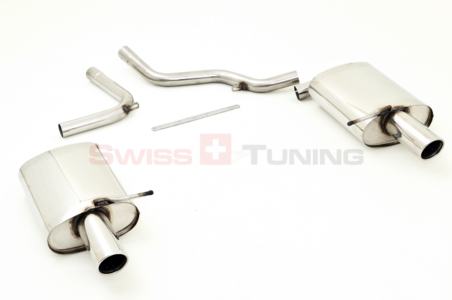 FRIEDRICH Sportauspuff / Duplex-ESD Edelstahl für: AUDI A4 8E/B7 (Frontantrieb, 2005-)  1.8T,2.0TFSI,3.0 FSI  / 120,147,162kW | Endrohr-Typen: alle