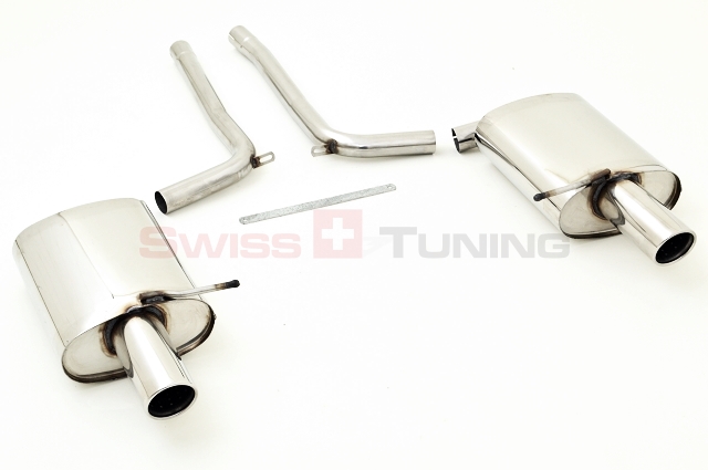 FRIEDRICH Sportauspuff / Duplex-ESD Edelstahl für: AUDI A4 8E/B7 Quattro / 2005- /  1.8T,2.0TFSI,2.0TDI,3.0,3.0TDI,3.2FSI  / 120-188 kW | Endrohr-Typen: alle