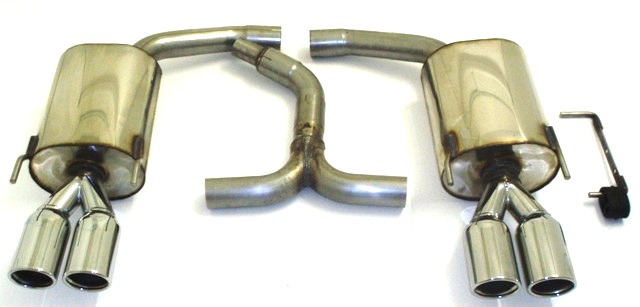 FRIEDRICH Sportauspuff / Duplex-ESD Edelstahl für: OPEL Insignia SportsTourer  1.6i, 1.8i / 85,103 kW  |  Endrohr-Typen: alle