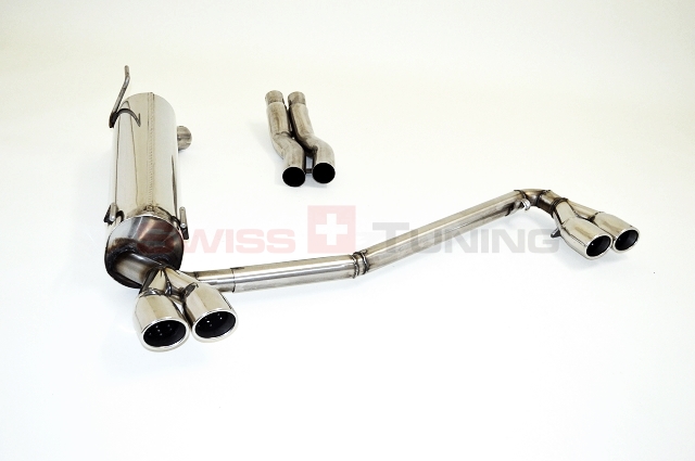 FRIEDRICH Sportauspuff / Duplex-ESD Edelstahl für: OPEL Omega B Caravan / -8.99 / 2.5 V6,3.0 V6 / 125,155kW | Endrohr-Typen: alle