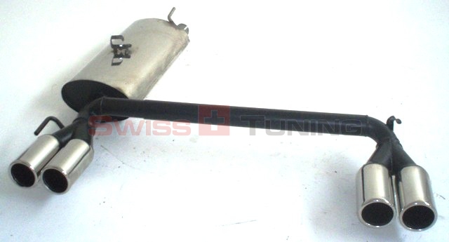 FRIEDRICH Sportauspuff / Duplex-ESD Edelstahl für: OPEL Astra F Stufenheck/Cabrio / 8V,16V 1.4i - 2.0i GSi, bitte angeben ob 8V oder 16V , 3 Punkt-Aufhängung oder Bauchschelle | Endrohr-Typen: alle