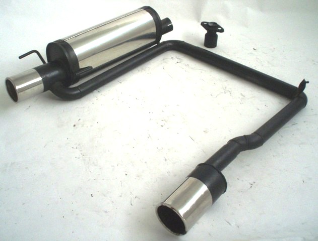 FRIEDRICH Sportauspuff / Duplex-ESD Edelstahl für: OPEL Astra G Caravan / 1.6 - 2.2 16V,2.2DTI / 55-108kW | Endrohr-Typen: alle