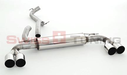 FRIEDRICH Sportauspuff / Duplex-ESD Edelstahl für: FORD Focus - DYB / 1.0 EcoBoost, 1.6 16V, 1.6TDCi / 70-92 kW | Endrohr-Typen: alle / Hinweis: auch für Styling Paket mit Diffusor + ST-Line passend