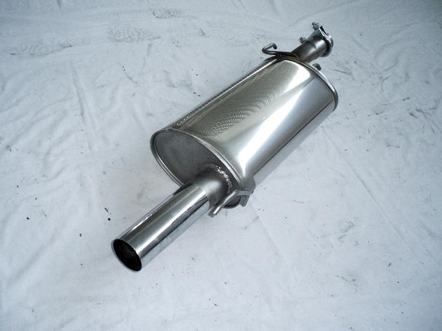 FRIEDRICH Sportauspuff / ESD Edelstahl für: FORD Fiesta  (96-01)  1.25 - 1.6 16V /  - 76kW |  Endrohr-Typen: alle