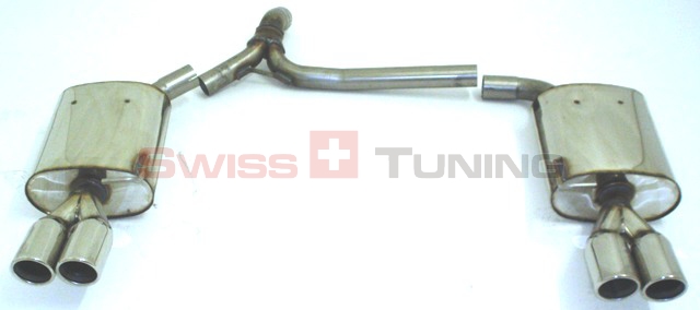 FRIEDRICH Sportauspuff / Duplex-ESD Edelstahl für: FORD Mondeo Lim.,Turnier - BA7 / 1.8TDCI, 2.0i, 2.0TDCI / 74,107,85,96,103 kW | Endrohr-Typen: alle