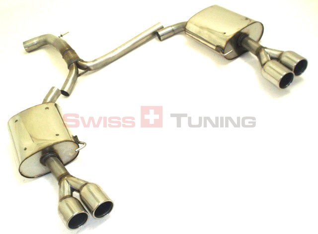 FRIEDRICH Sportauspuff / Duplex-ESD Edelstahl für: FORD Mondeo Lim.,Turnier - BA7 / 2.2TDCI - 147 kW | Endrohr-Typen: alle