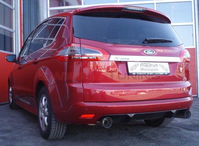 FRIEDRICH Sportauspuff / Duplex-ESD Edelstahl für: FORD S-Max / 2.0 - 107 kW | Endrohr-Typen: alle