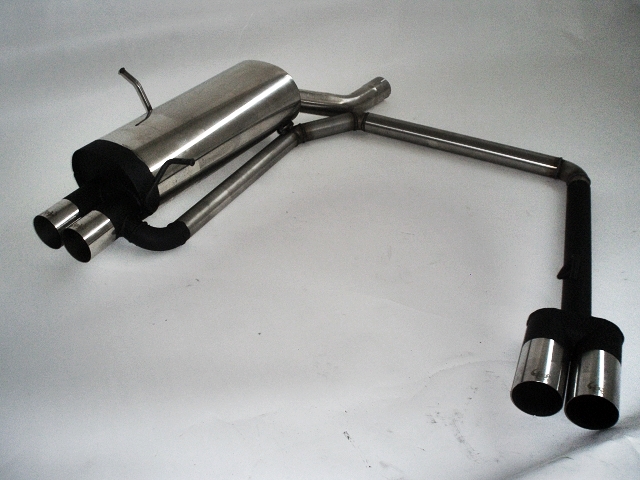 FRIEDRICH Sportauspuff / Duplex-ESD Edelstahl für: BMW E46 / 320i,323i,328i  (98-2000)  110,125,142 kW | Endrohr-Typen: alle