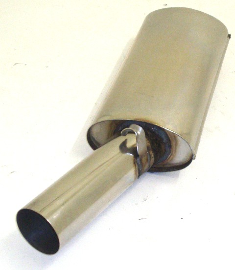 FRIEDRICH Sportauspuff / ESD Edelstahl für: VW Scirocco I / 1.3, 1.5, 1.6 / 44-81 KW |  Endrohr-Typen: alle
