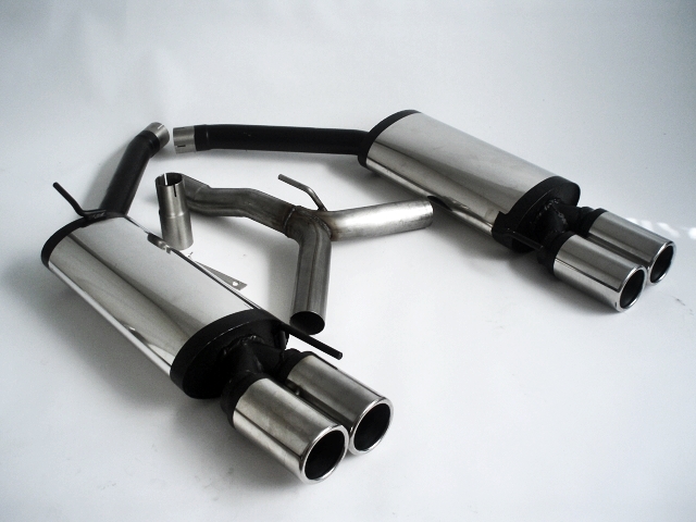 FRIEDRICH Sportauspuff / Duplex-ESD Edelstahl für: VW T4 / 1.9TD, 2.0, 2.4D, 2.5, 2.5TDI, VR6 /  50-150kW | Endrohr-Typen: alle | Hinweis: mit 2 ESD