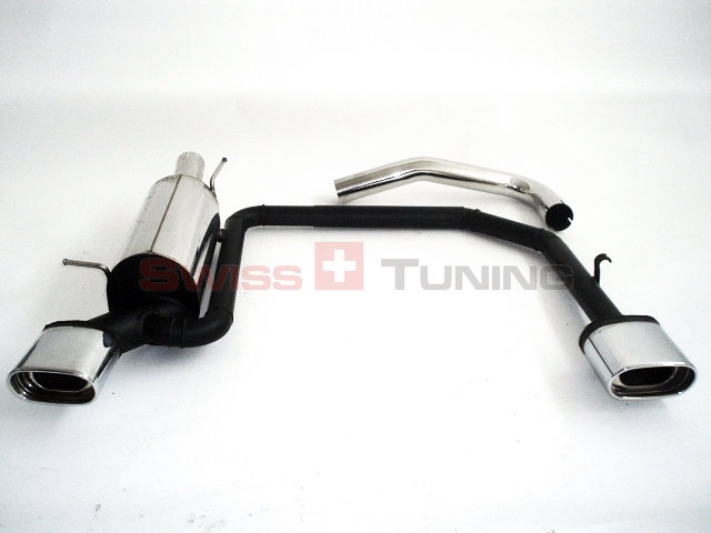 FRIEDRICH Sportauspuff / Duplex-ESD Edelstahl für: VW Polo 9N / 1.2,1.4,1.4 16V,1.4 TDI,1.9TDI,1.9SDI / 40-96KW | Endrohr-Typen: alle
