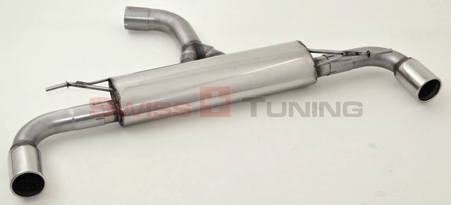 FRIEDRICH Sportauspuff / Duplex-ESD 76mm Edelstahl für: VW Golf 6 GTI Cabrio / 2.0TFSI - 155 kW | Endrohr-Typen: alle, Standard 1x 90 od. 100 rund Li + Re