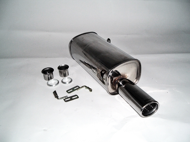 FRIEDRICH Sportauspuff / ESD Edelstahl für: PEUGEOT 206 XR,XT /  1.1, 1.4, 1.6  /  44-80 kW |  Endrohr-Typen: alle