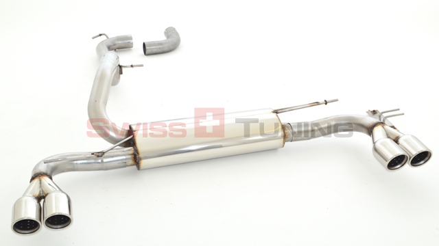 FRIEDRICH Sportauspuff / Duplex-ESD Edelstahl für: MAZDA 3 - BK / 1.4,1.6,1.6CiTD,2.0  / 62-110kW | Endrohr-Typen: alle